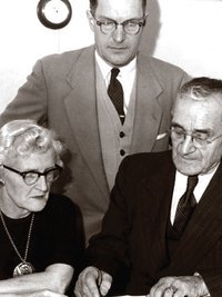Sylvia, Don & J. Edwin Baxter